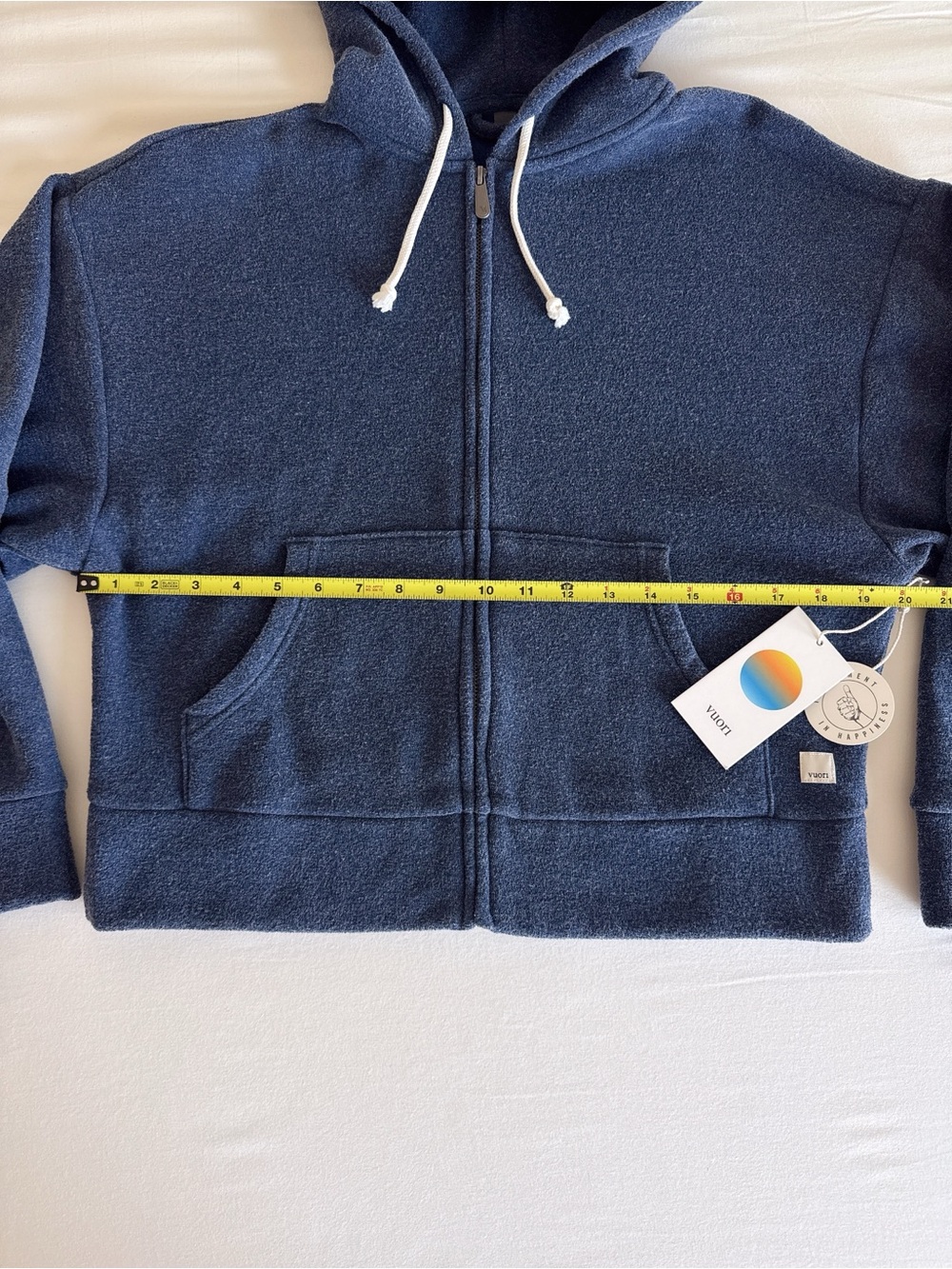 NWT Vuori Beach Fleece Full Zip Blue Coast XS + Beach Fleece Short Blue Coast XS - Picture 6 of 16